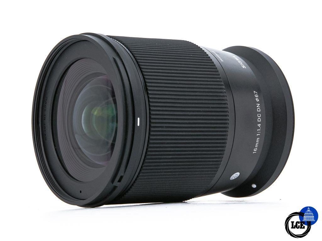 Sigma 16mm f1.4 DC DN Canon RF-S Mount Sigma 16mm f1.4 DC DN Canon RF-S Mount