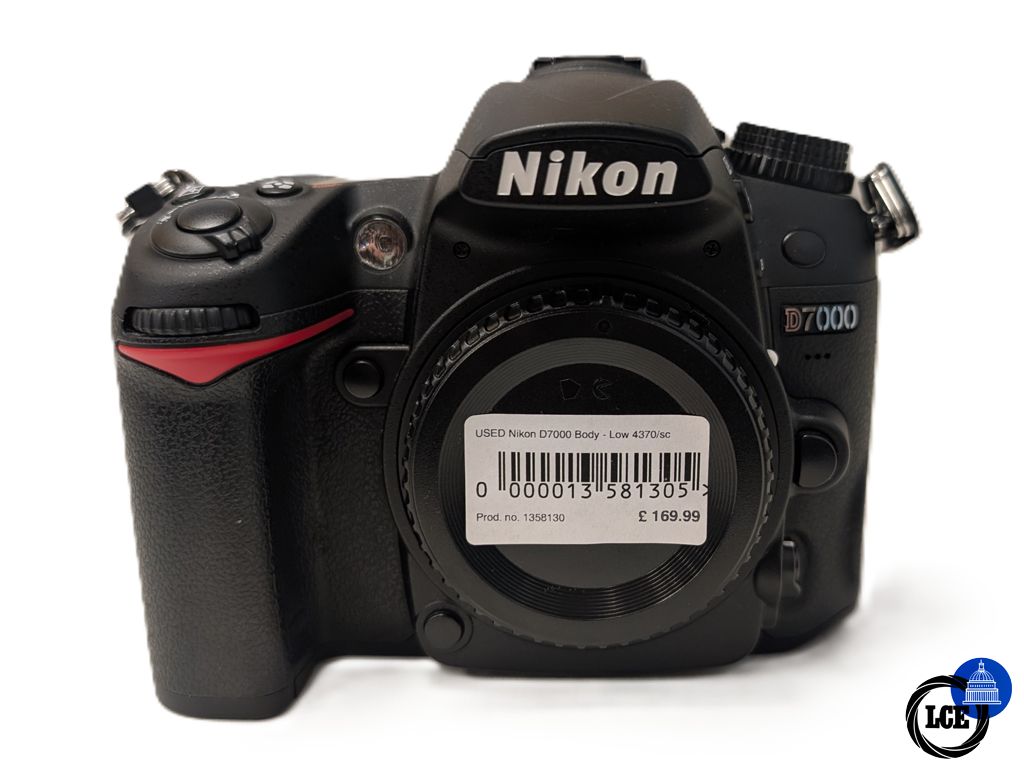 Nikon D7000 Body - Low 4370 Shutter Count Nikon D7000 Body - Low 4370 Shutter Count