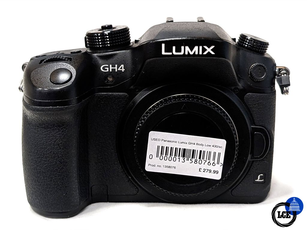 Panasonic Lumix GH4 Body - Very Low 430/SC!