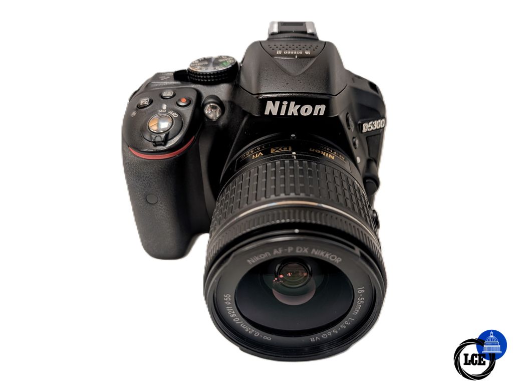 Nikon D5300 + AF-P 18-55mm F3.5-5.6 VR - 12.8k Shutter Count 