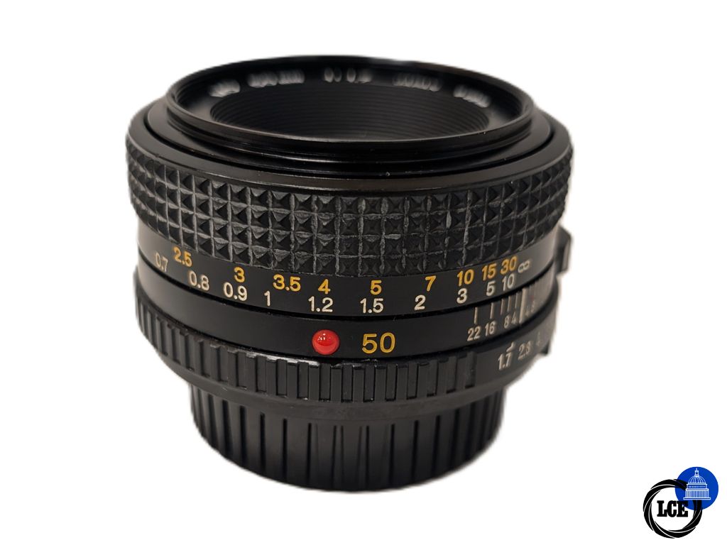 Minolta 50mm F1.7 M/MD 