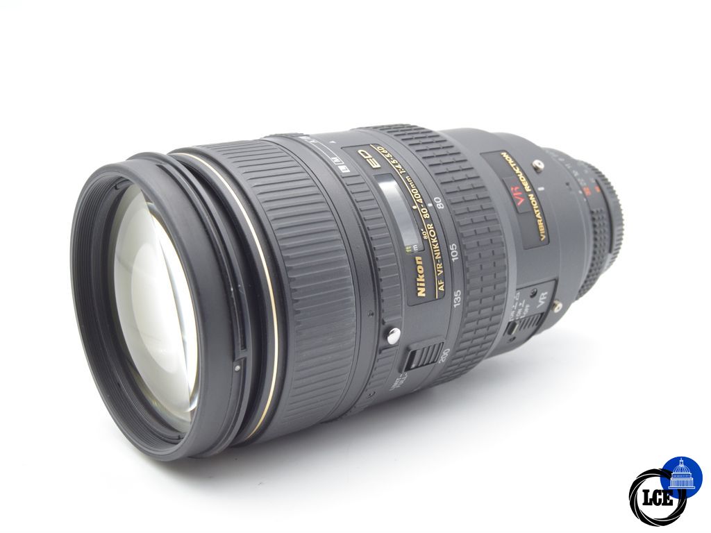 Nikon AF 80-400mm f/4.5-5.6D ED VR Nikon AF 80-400mm f/4.5-5.6D ED VR