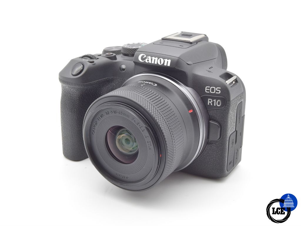 Canon EOS R10 + RF-S 18-45mm f/4.5-6.3 IS STM (<1000 Shutter) Boxed
