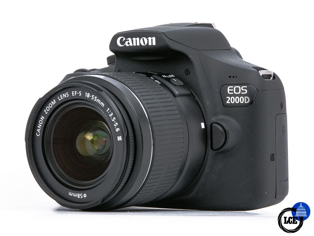 Canon EOS 2000D + 18-55mm III **3k Shutter Count**