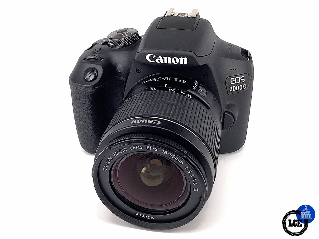 Canon EOS 2000D + 18-55mm F3.5-5.6 III *150 actuations*