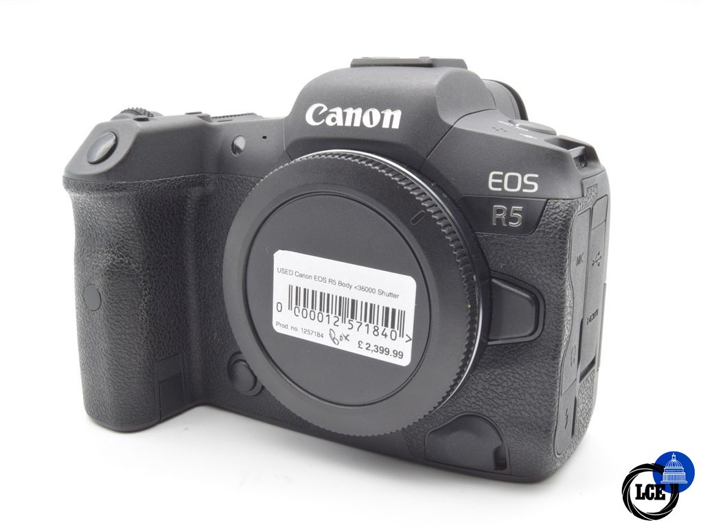 Canon EOS R5 Body (<36000 Shutter Actuations) 