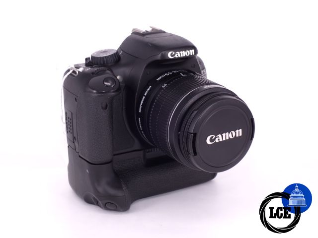 Canon EOS 550D + EF-S 18-55mm IS II + BG-E8 Grip