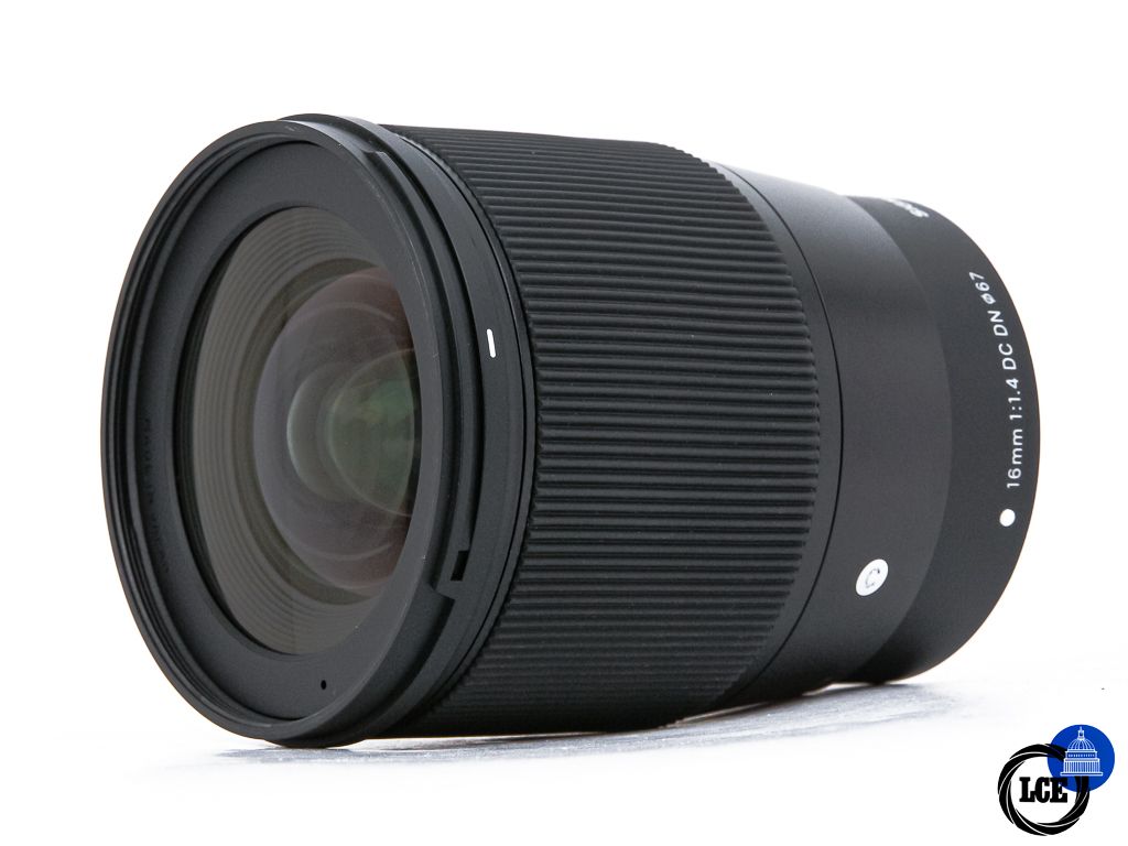 Sigma 16mm f1.4 DC DN 'C' Canon EF-M Mount Sigma 16mm f1.4 DC DN 'C' Canon EF-M Mount
