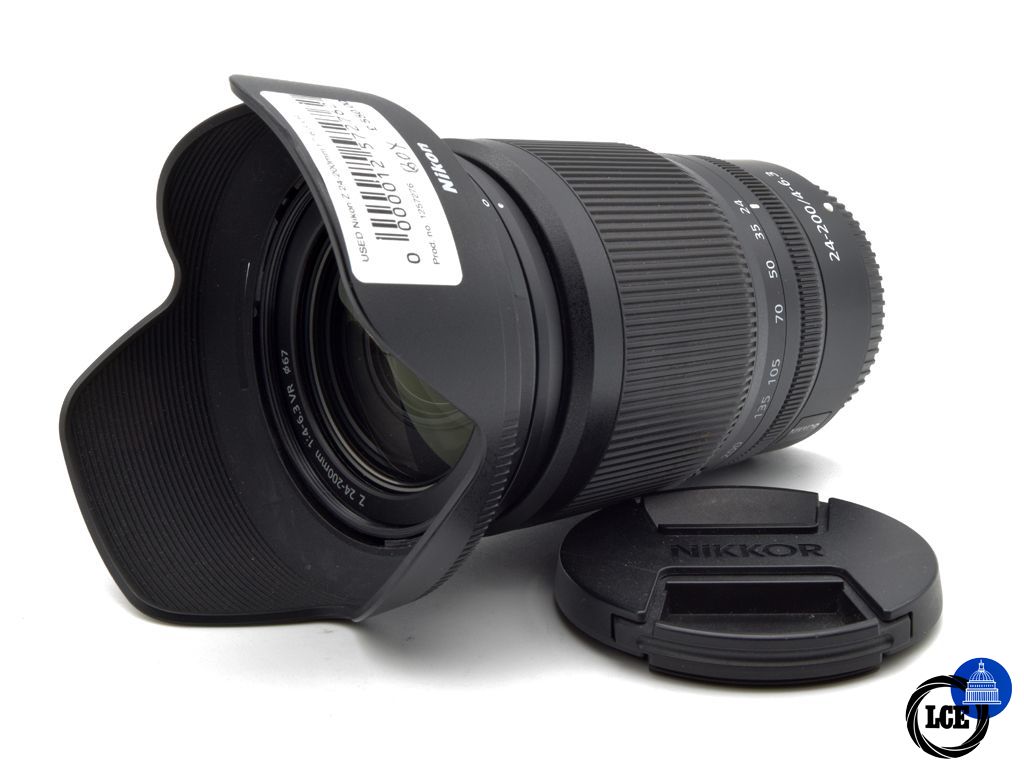 Nikon Z 24-200mm f/4-6.3 VR (inc Box & Hood)