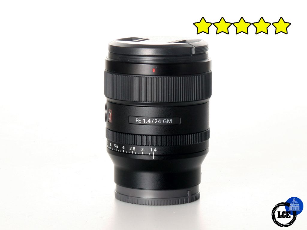 Sony FE 24mm f/1.4 G Master (BOXED) with Case and Hood