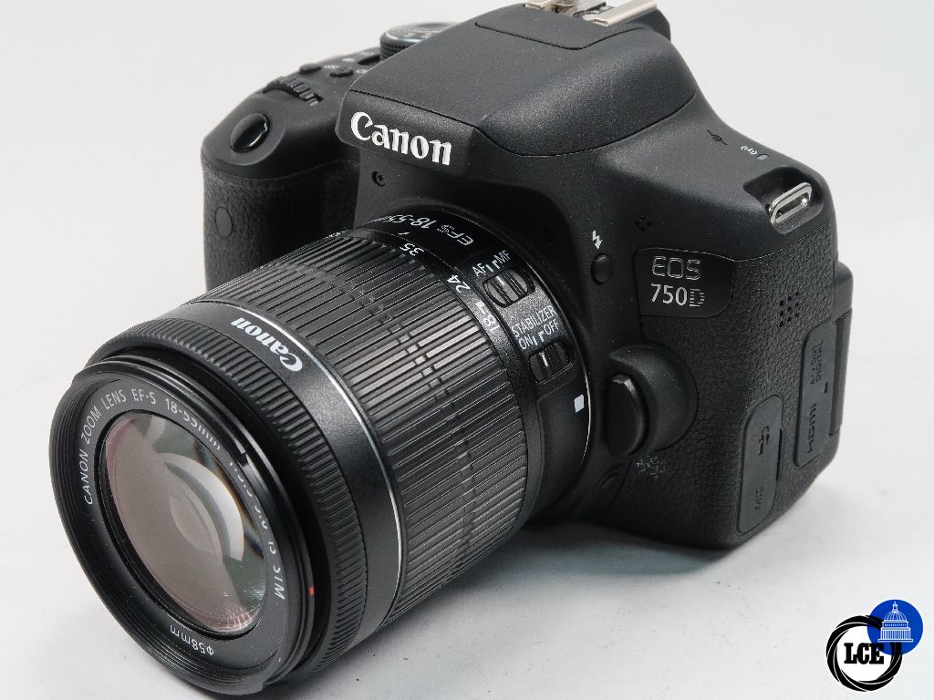 Canon EOS 750D + 18-55mm f3.5-5.6 IS STM