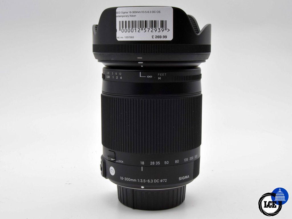 Sigma 18-300mm f/3.5-6.3 DC OS C , Nikon Fit Sigma 18-300mm f/3.5-6.3 DC OS C , Nikon Fit