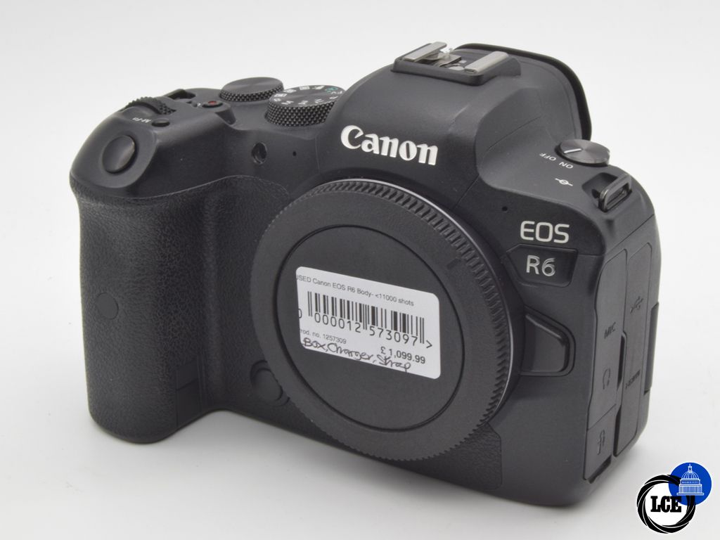 Canon EOS R6 Body (Boxed, <11000 Shutter Actuations) 