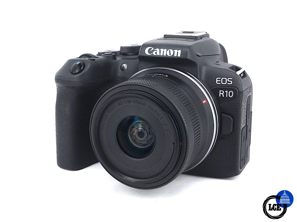 Canon EOS R10 + 18-45mm F4.5-6.3 IS STM - Boxed | 5* Canon EOS R10 + 18-45mm F4.5-6.3 IS STM - Boxed | 5*
