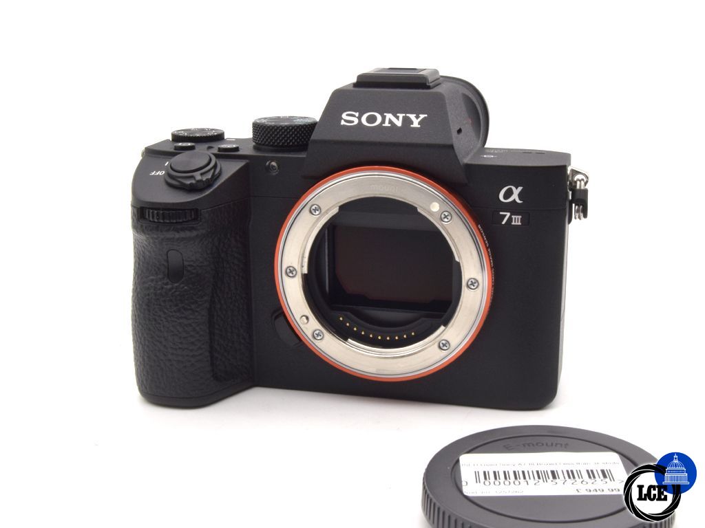 Sony A7 III Body (Boxed, less than 3000 Shutter Actuations)