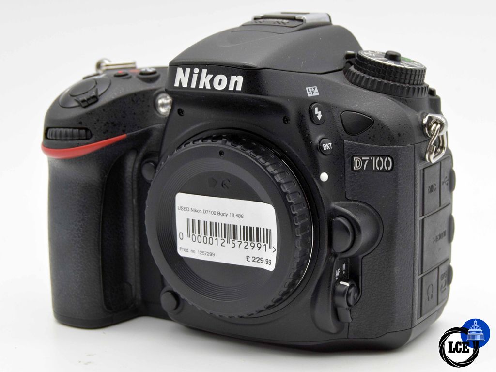 Nikon D7100 Body (18,588 Shutter Actuations) 