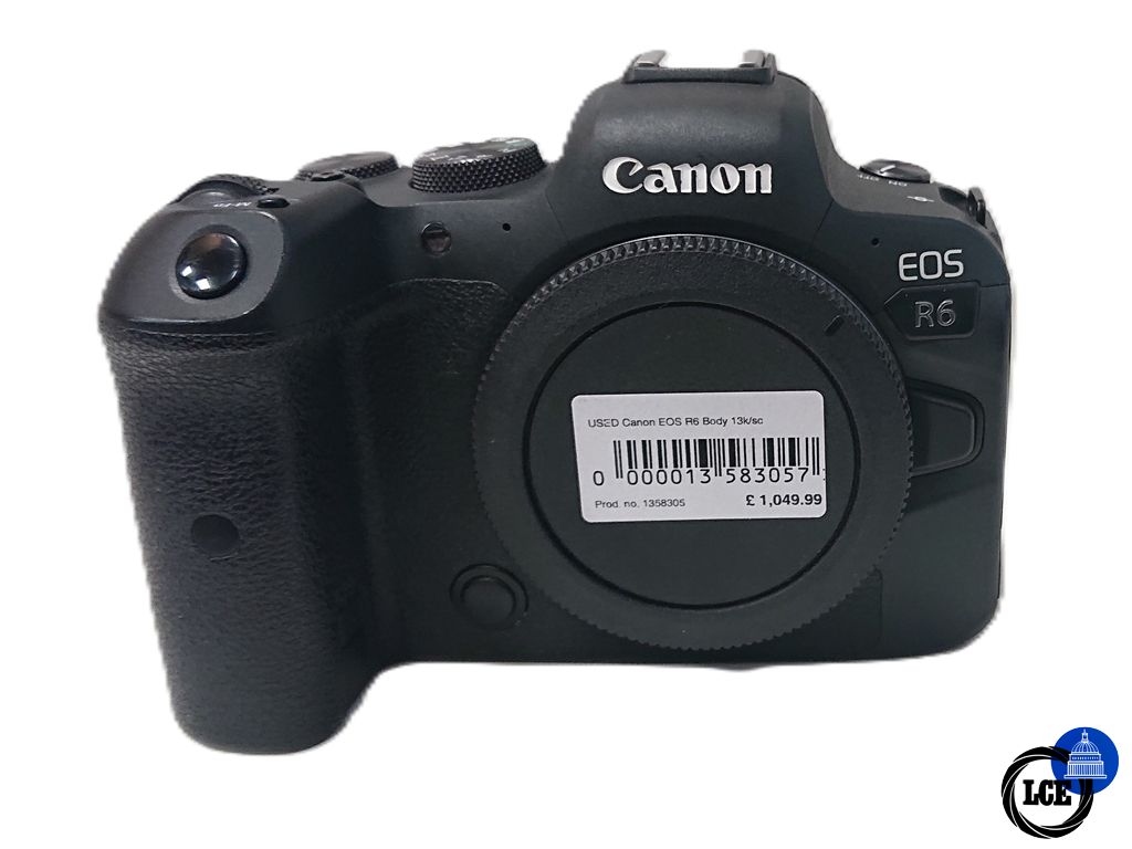 Canon EOS R6 Body - 13k Shutter Count 