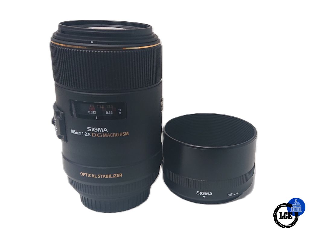 Sigma 105mm F2.8 DG OS Macro HSM Canon EF Fit 