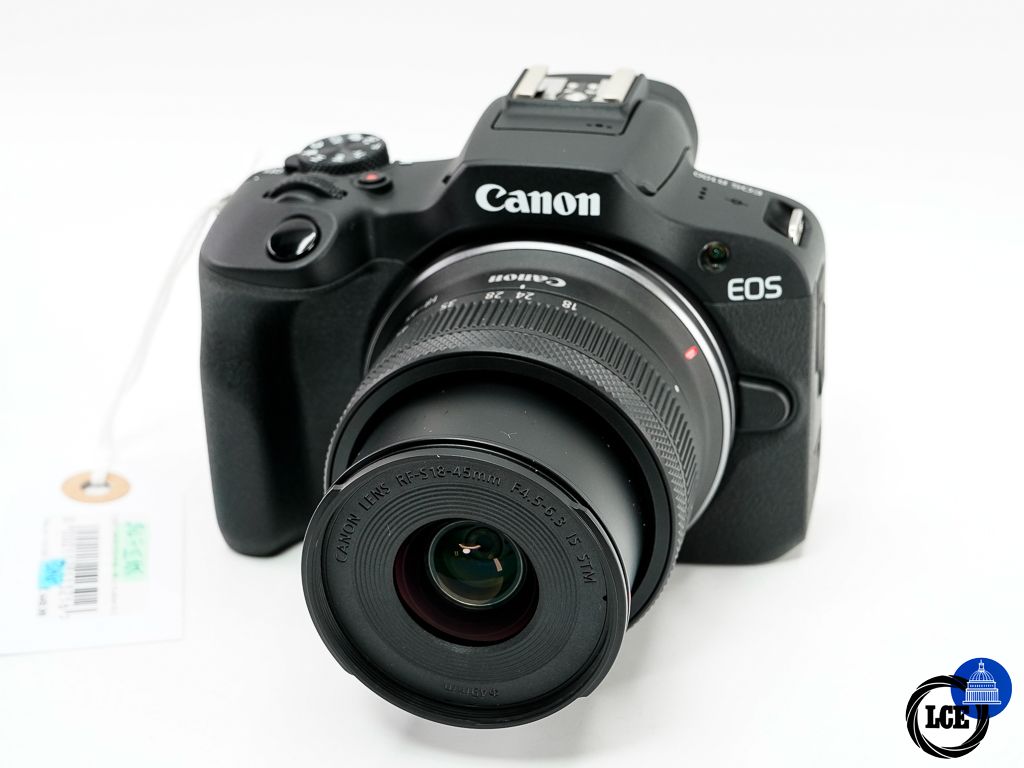 Canon R100 + RF-S 18-45mm F4.5-6.3 IS STM * SHUTTER COUNT ON 1K *