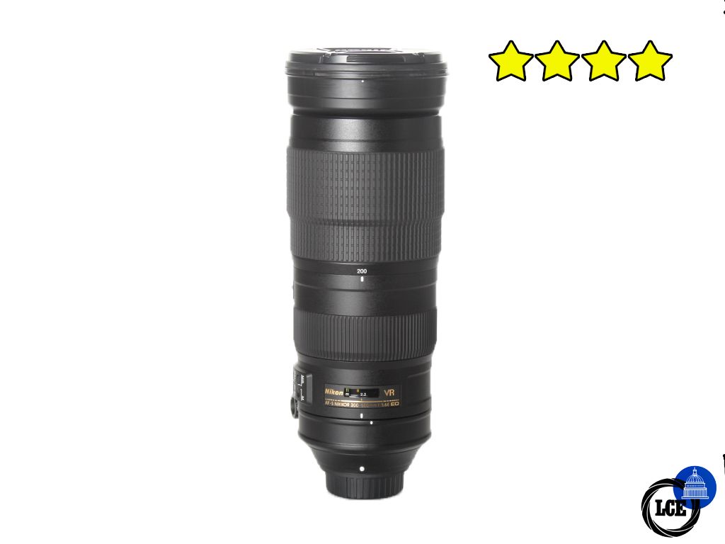 Nikon 200-500mm f/5.6E ED VR AF-S (BOXED) with Hood & Case