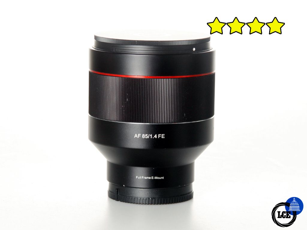 Samyang AF 85mm F1.4 - Sony FE fit (BOXED) with Hood & Case