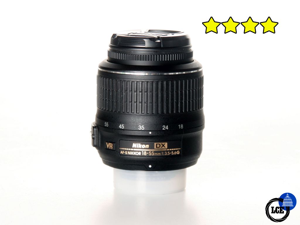 Nikon 18-55mm f3.5-5.6 G VR DX AF-S (with Hood)