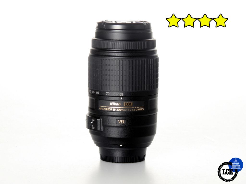 Nikon 55-300mm f4.5-5.6 G ED VR DX AF-S (with Hood)