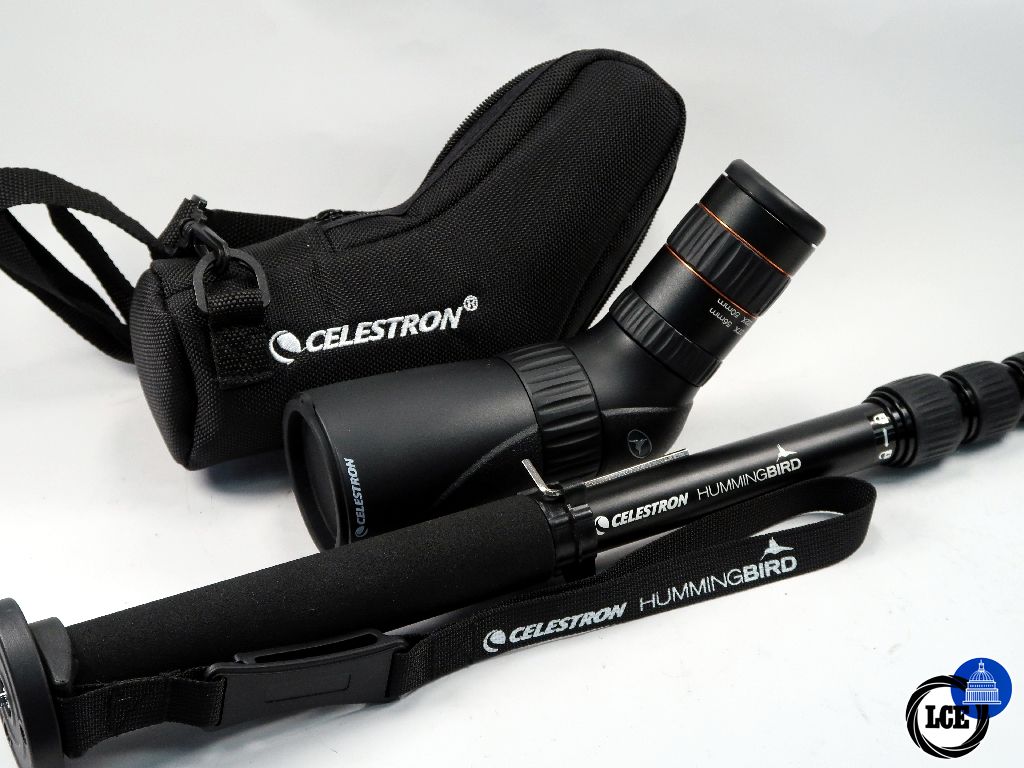 Celestron Hummingbird 9-27x 56 with Monopod