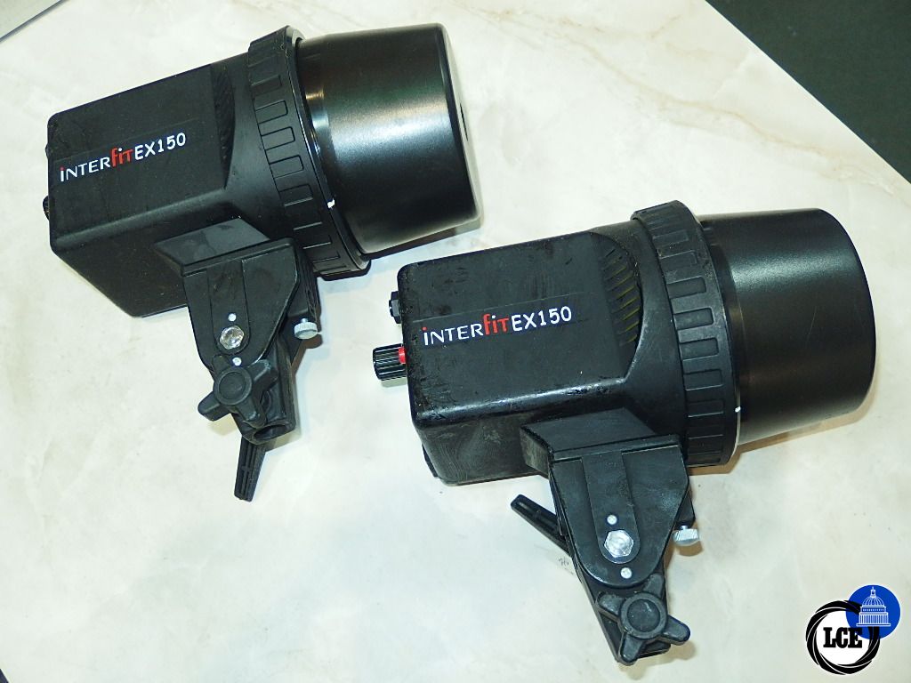 Miscellaneous 2x Interfit EX150 flash heads.