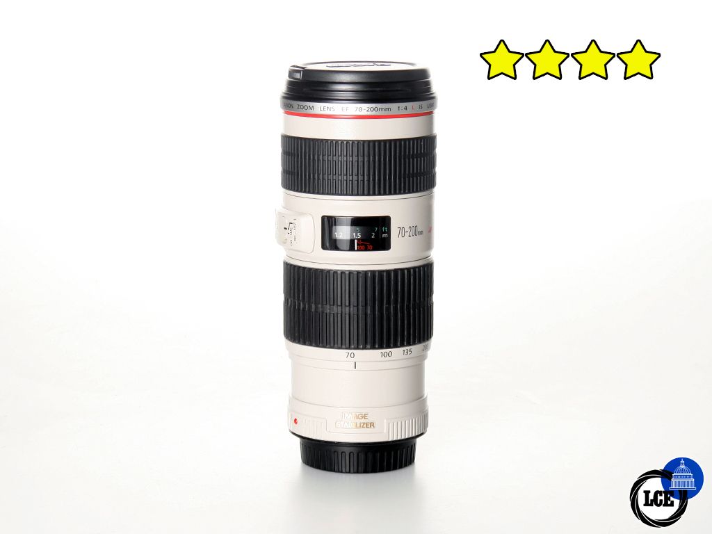 Canon EF 70-200mm f4 L IS USM (with Hood)