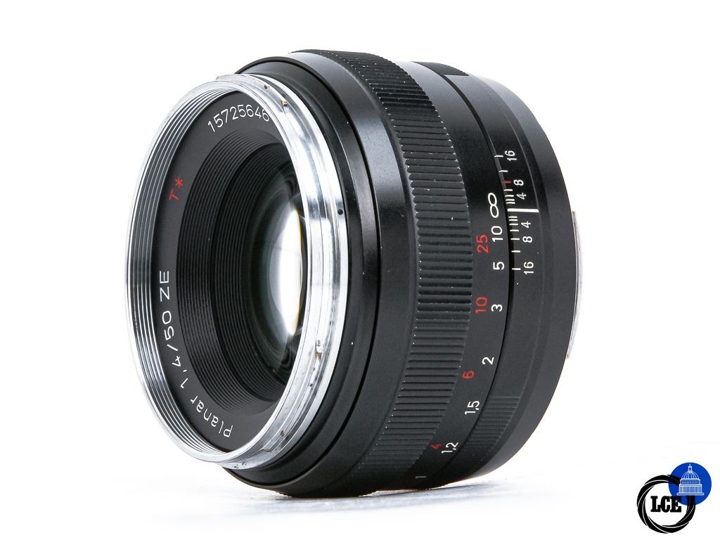 Zeiss 50mm f1.4 Planar T* ZE Canon EF Mount