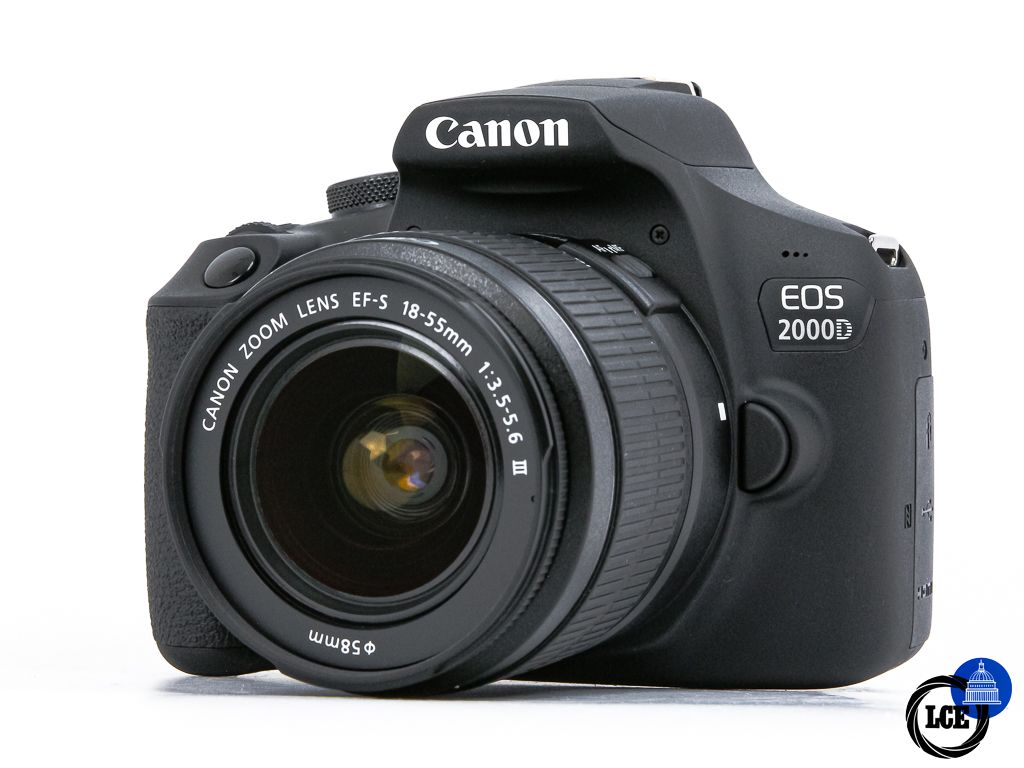 Canon EOS 2000D + 18-55mm III **2k Shutter Count**