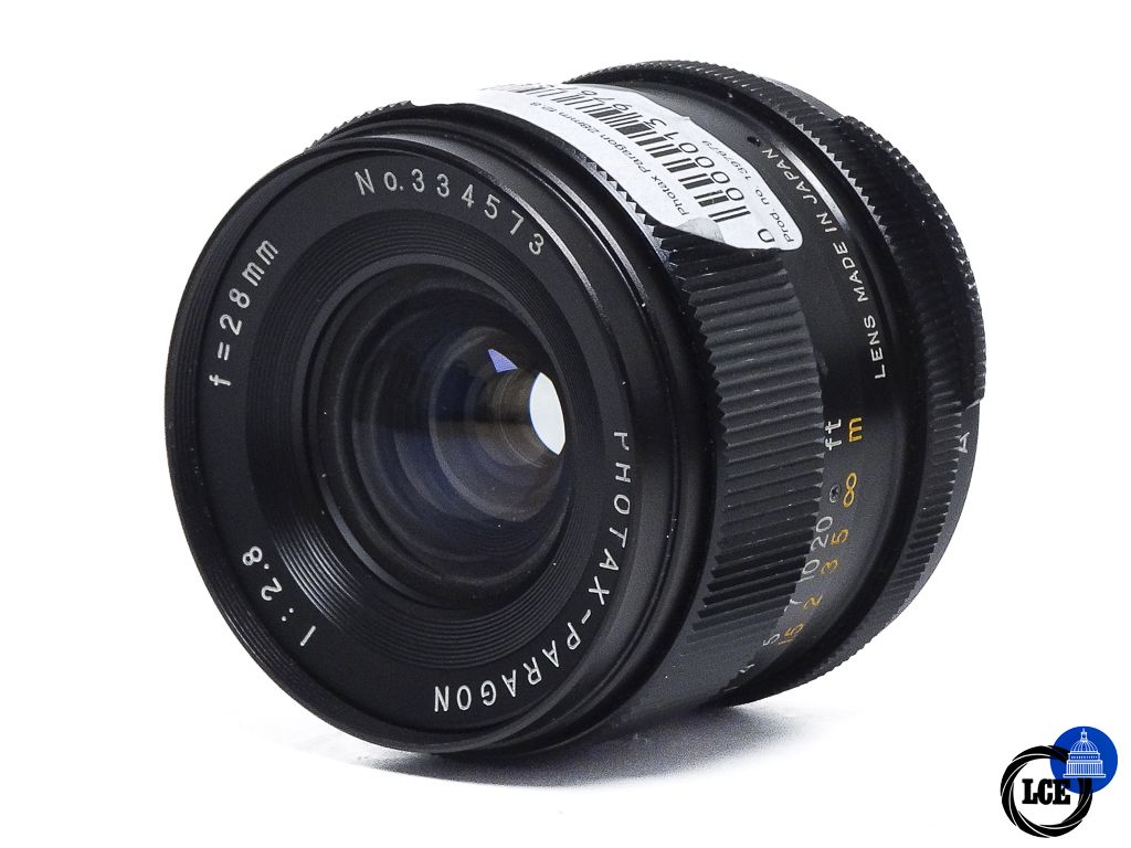 Miscellaneous Photax Paragon 28mm f2.8 - M42 thread