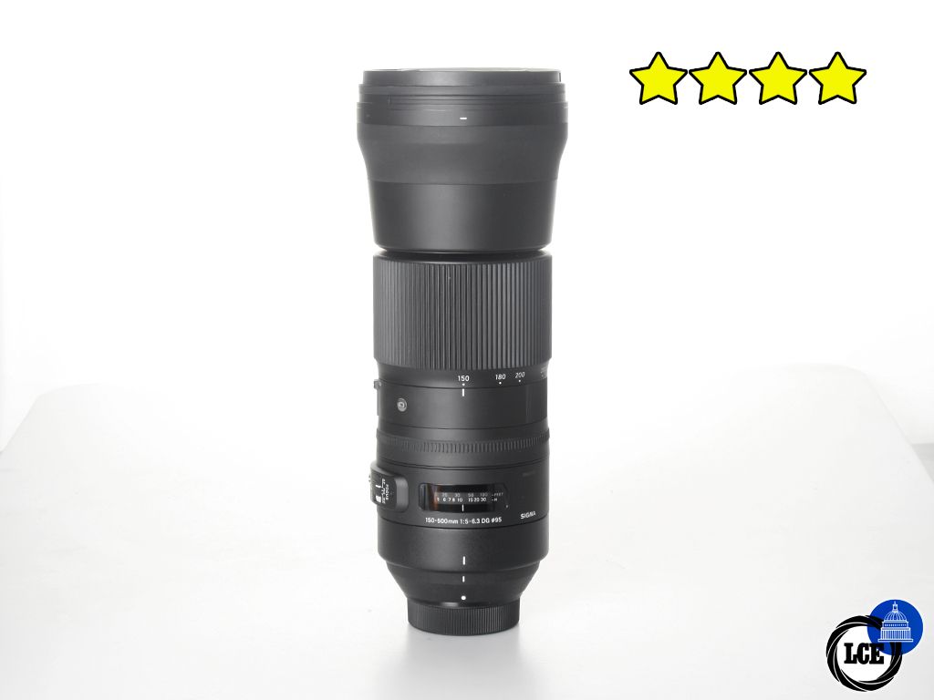 Sigma 150-600mm F5-6.3 DG OS HSM Contemporary - Nikon Fit (BOXED) with Case & Hood