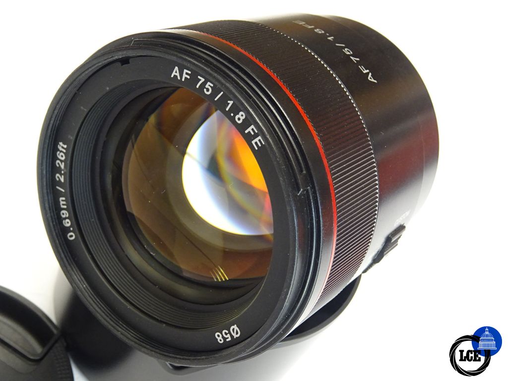 Samyang 75mm f1.8 FE