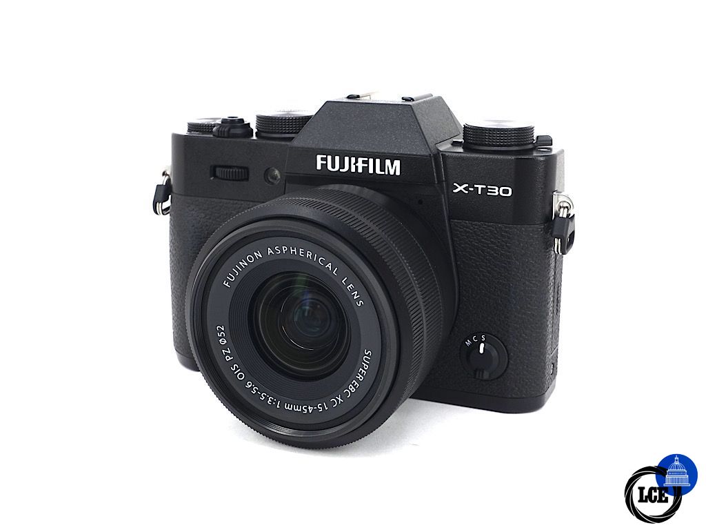 FujiFilm X-T30 II Black + 15-45mm F3.4-5.6 OIS PZ - Boxed | 4*