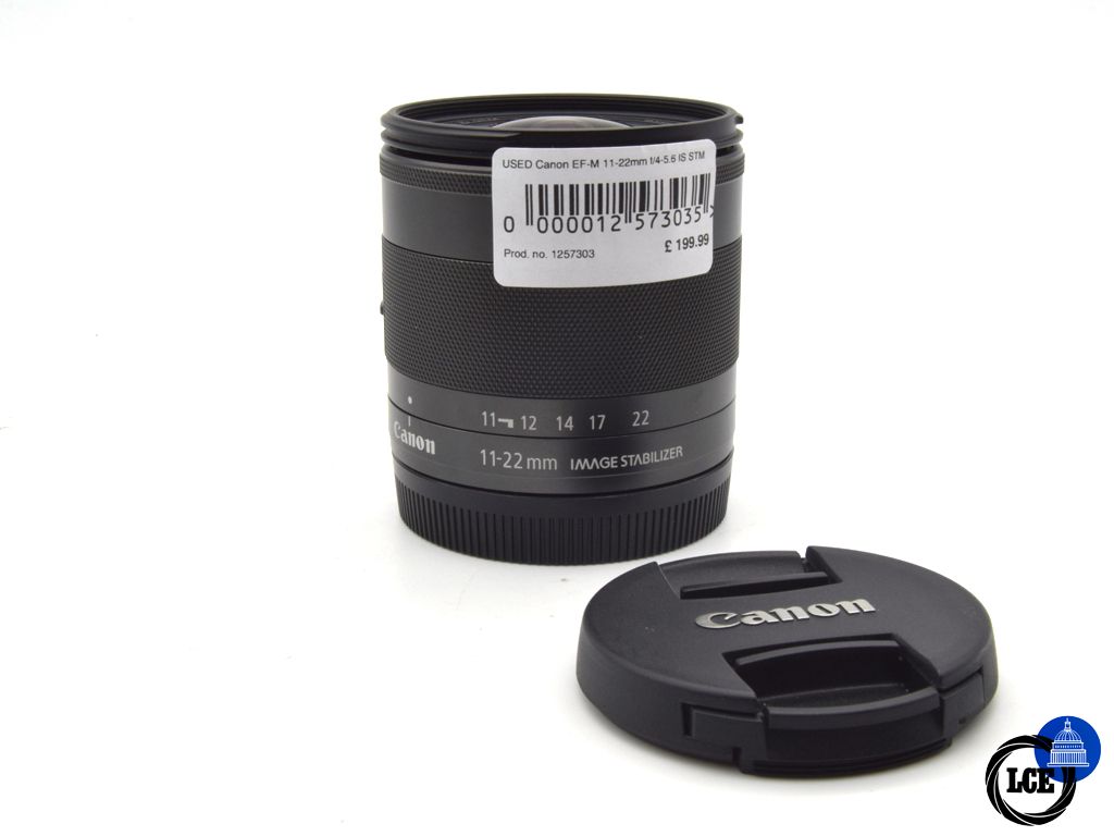 Canon EF-M 11-22mm f/4-5.6 IS STM