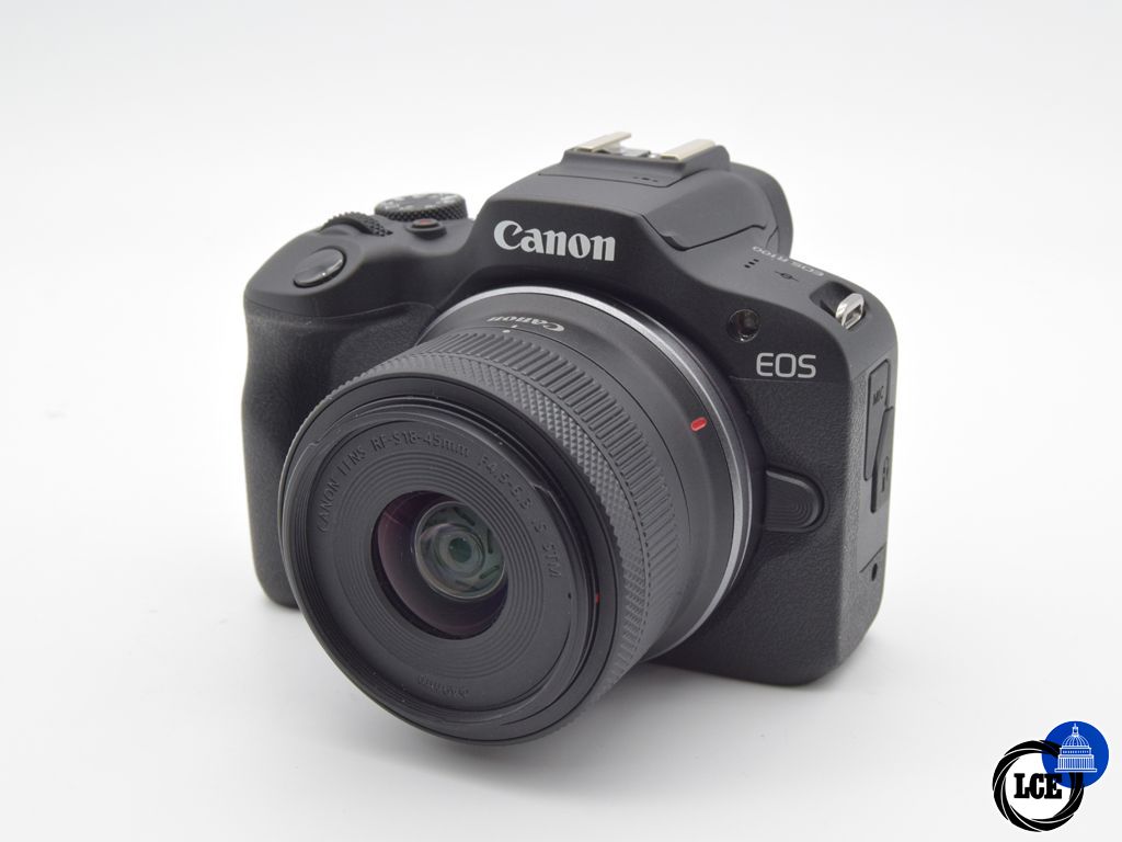 Canon EOS R100 + RF-S 18-45mm f/4.5-6.3 IS STM (<2000 Shutter Actuations)