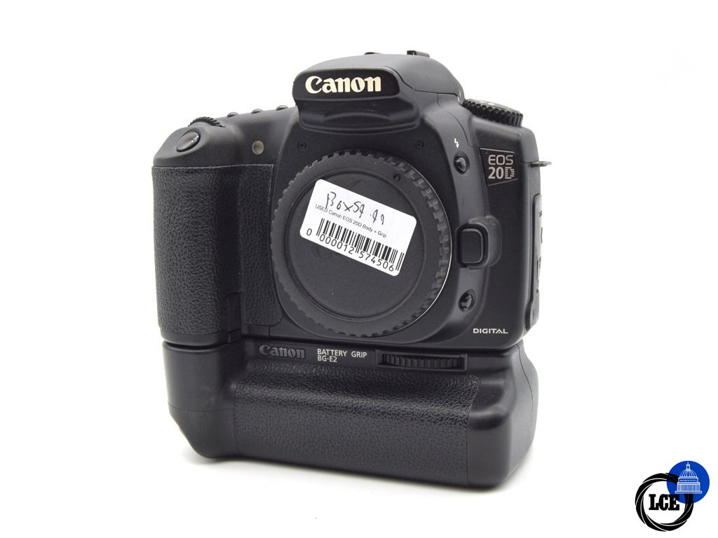 Canon EOS 20D Body + Grip
