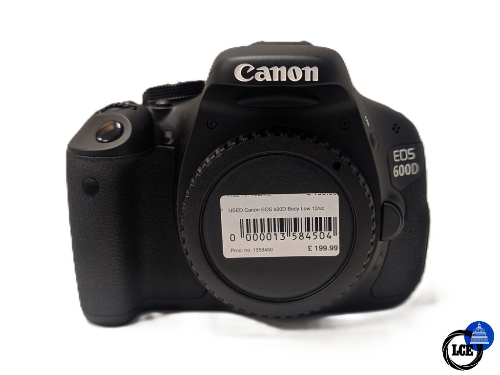 Canon EOS 600D Body - Low 10 Shutter Count!