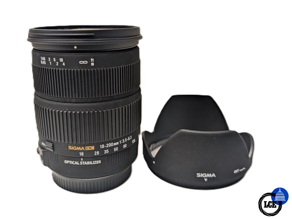 Sigma 18-200mm F3.5-6.3 DC OS Canon EF-S Fit 