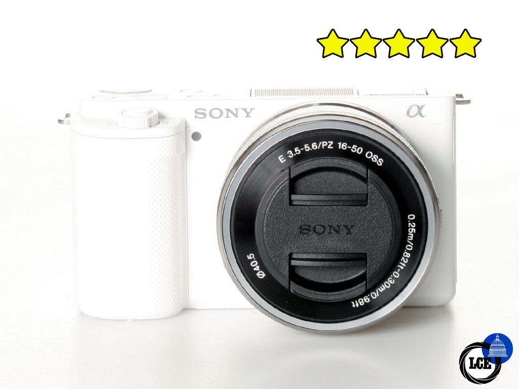 Sony ZV-E10+16-50mm White (BOXED) Very Low Shutter Count 84