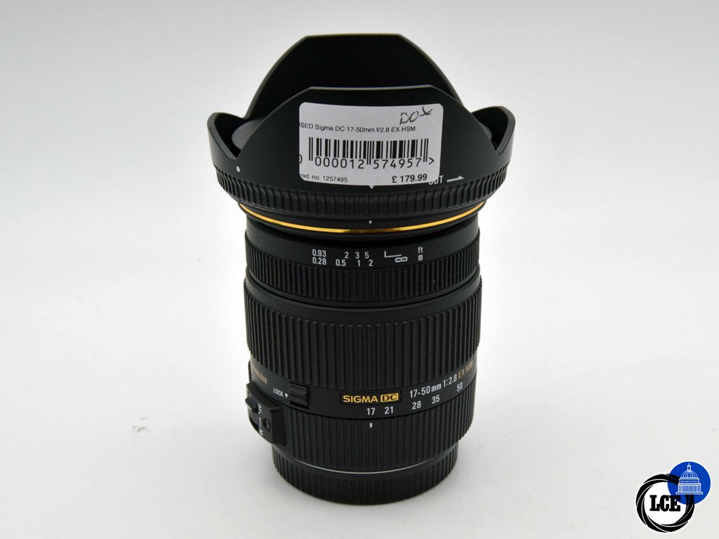 Sigma 17-50mm f/2.8 EX DC OS HSM Canon Fitting 