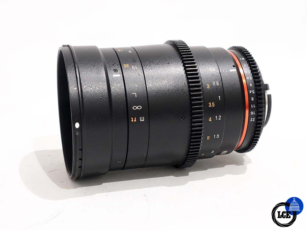 Samyang 135mm T2.2 Cine lens Nikon MF