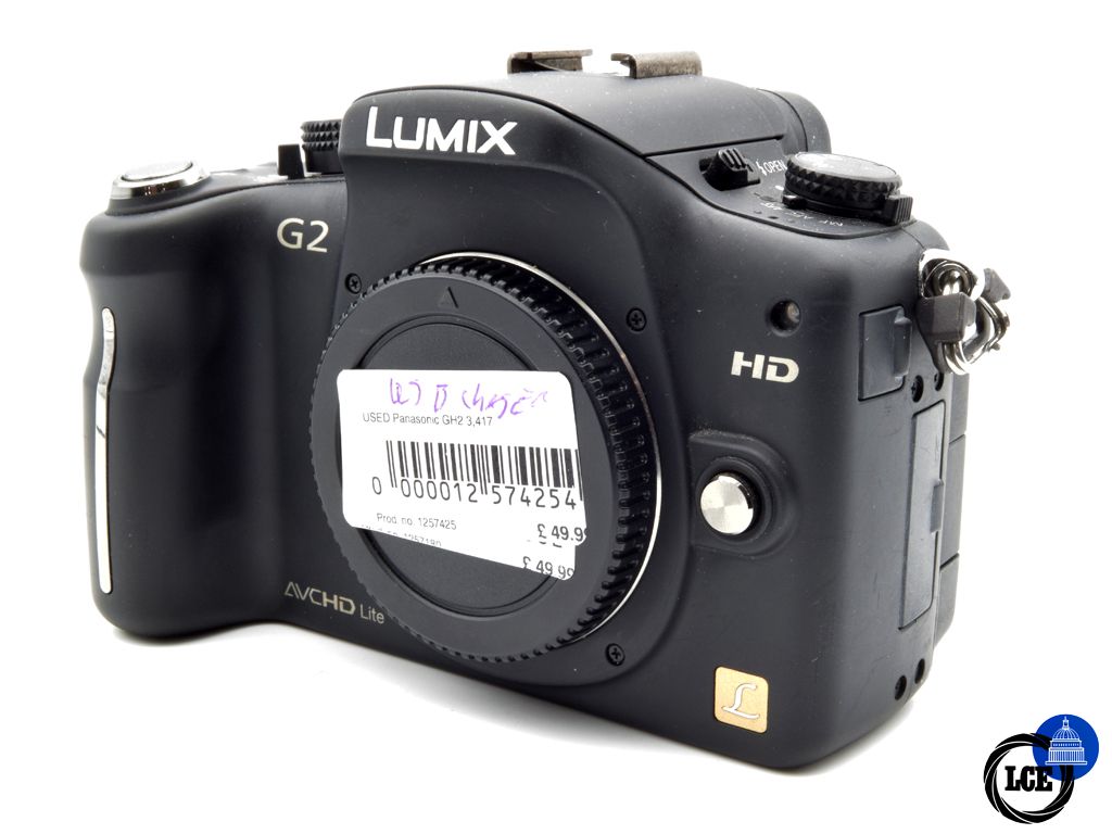 Panasonic Panasonic G2 Body (3417 Shutter Actuations) 