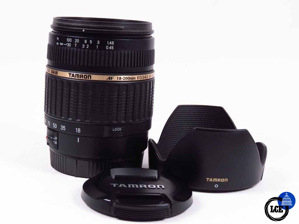 Tamron 18-200mm f3.5-6.3 Di II EOS EFS Fit