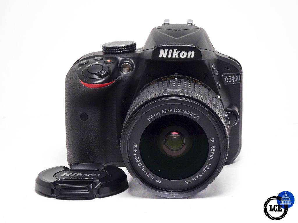 Nikon D3400 + 18-55mm f/3.5-5.6G VR DX AF-P