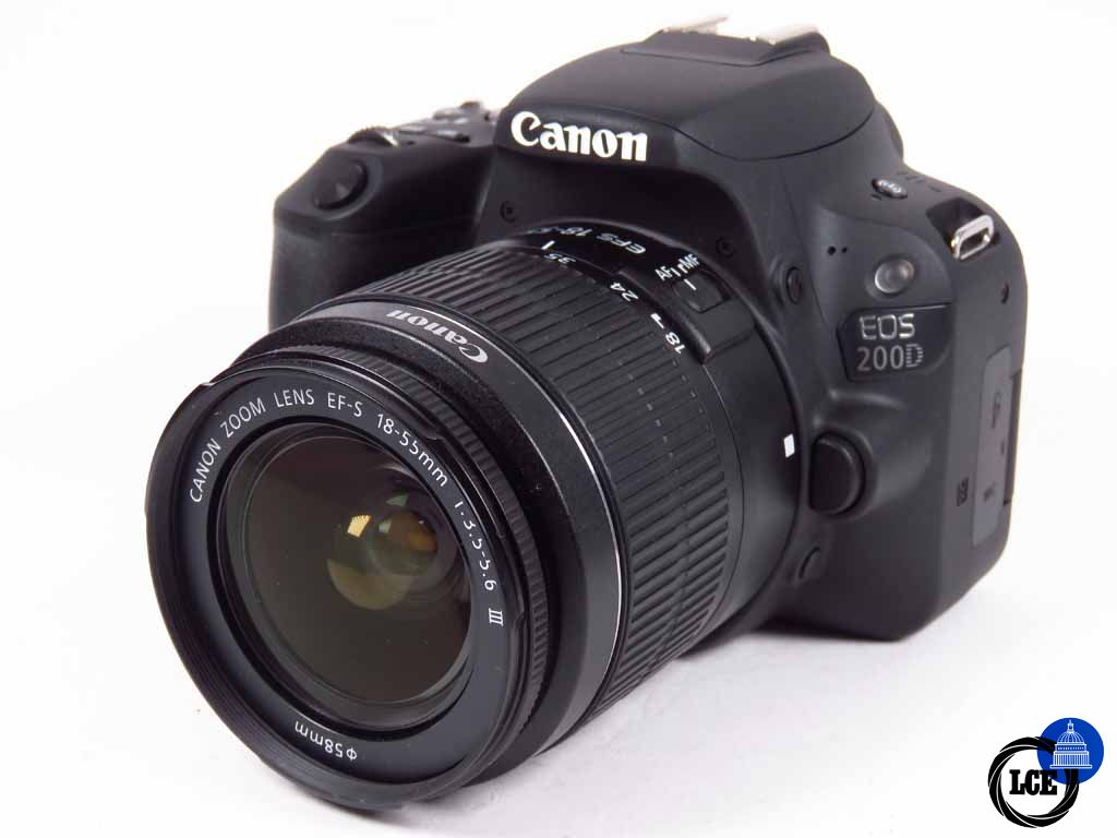Canon EOS 200D c/w 18-55