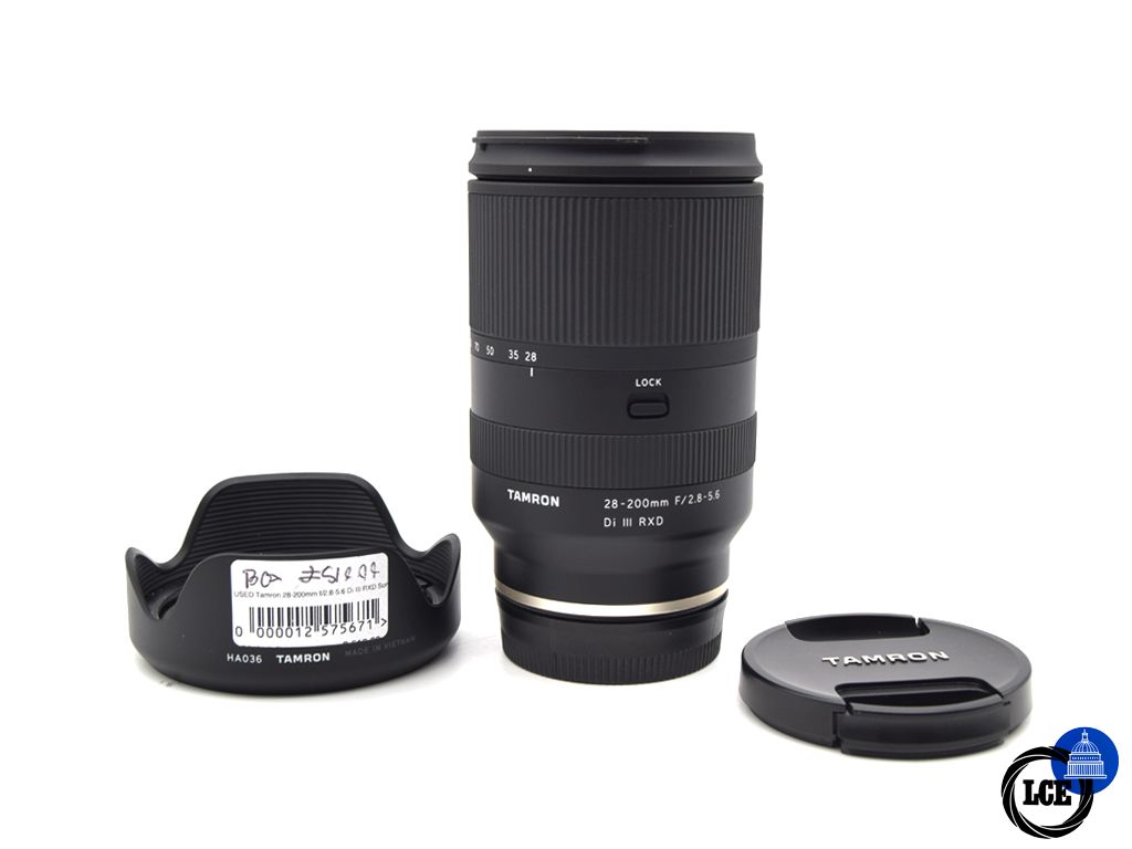 Tamron 28-200mm F2.8-5.6 Di III RXD Sony Fit