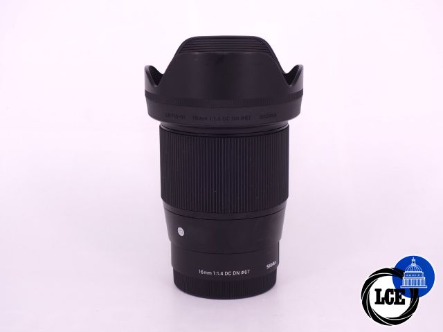 Sigma 16mm F1.4 DC DN for Sony E Mount